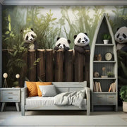 Panda-Tapete Dschungel-Deko.de