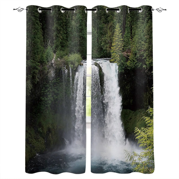 Dschungel Wasserfall Vorhang Dschungel-Deko.de