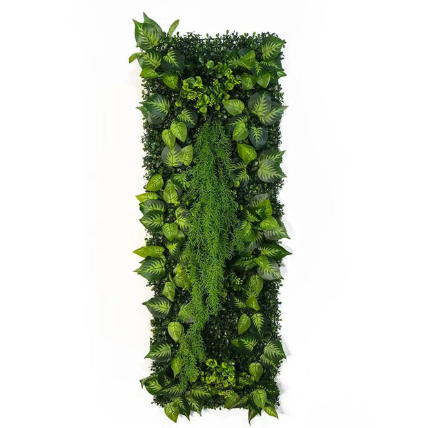Künstliche grüne Pflanzenwand Dschungel-Deko.de