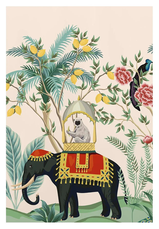 Poster Indischer Dschungel Dschungel-Deko.de