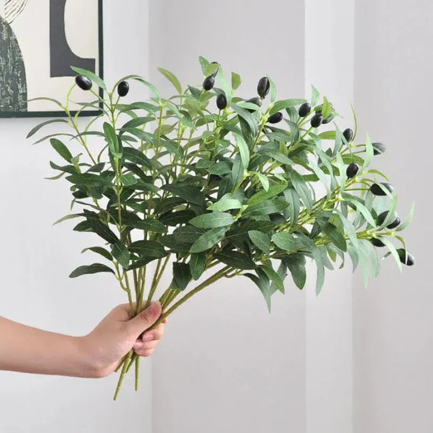 Künstlicher Olivenzweig - Dschungel-Deko.de