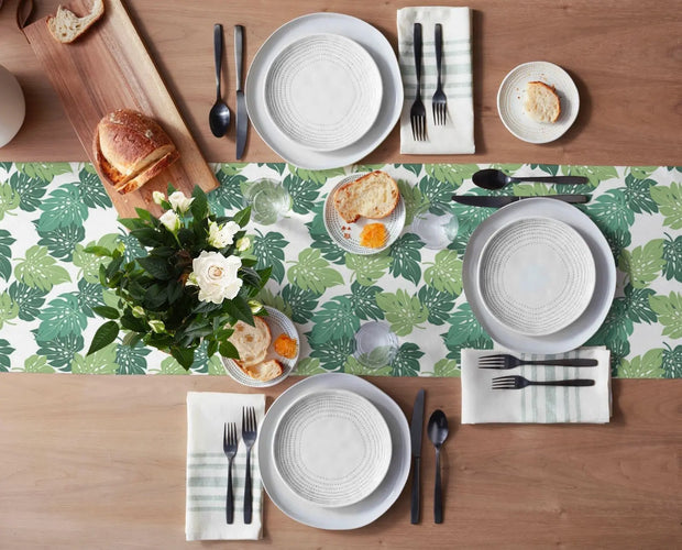 Monstera-Blatt Tischläufer Dschungel-Deko.de