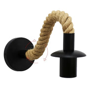 Wandleuchte aus Seil Dschungel-Deko.de