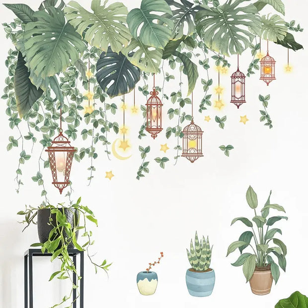Dschungel Sticker & Laterne Dschungel-Deko.de