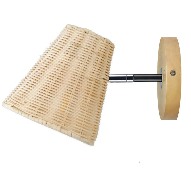 Wandlampe aus Weidengeflecht Dschungel-Deko.de