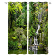 Dschungel Wasserfall Vorhang Dschungel-Deko.de