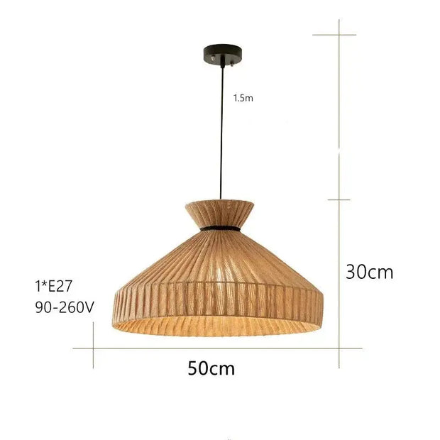 Hängelampe in Naturdesign Dschungel-Deko.de