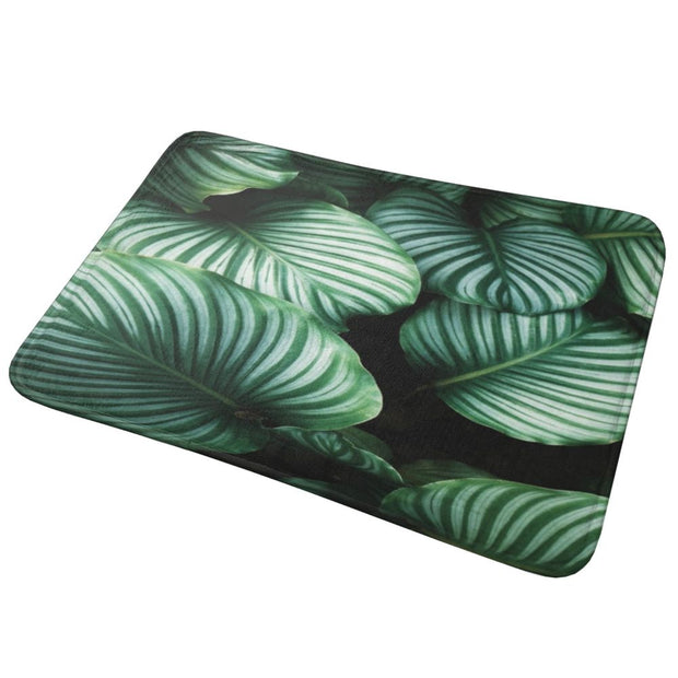 Teppich Dschungelblätter Motiv - Dschungel-Deko.de