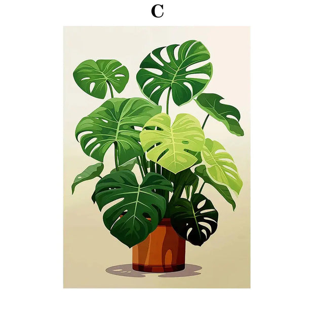 Bunter Dschungel-Poster Dschungel-Deko.de