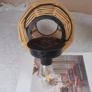 Solarbetriebene Rattanlaterne Dschungel-Deko.de