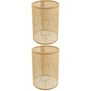Zylindrischer Rattan-Lampenschirm Dschungel-Deko.de