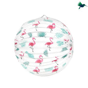 Papierlampe Flamingo-Design Dschungel-Deko.de