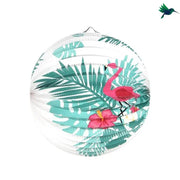 Papierlampe Flamingo-Design Dschungel-Deko.de