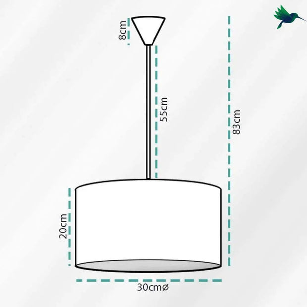 Deckenleuchte Dschungel Zebra Dschungel-Deko.de