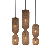 Hängelampe aus Rattan Dschungel-Deko.de