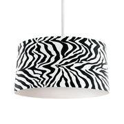 Zebra-Muster Pendelleuchte Dschungel-Deko.de