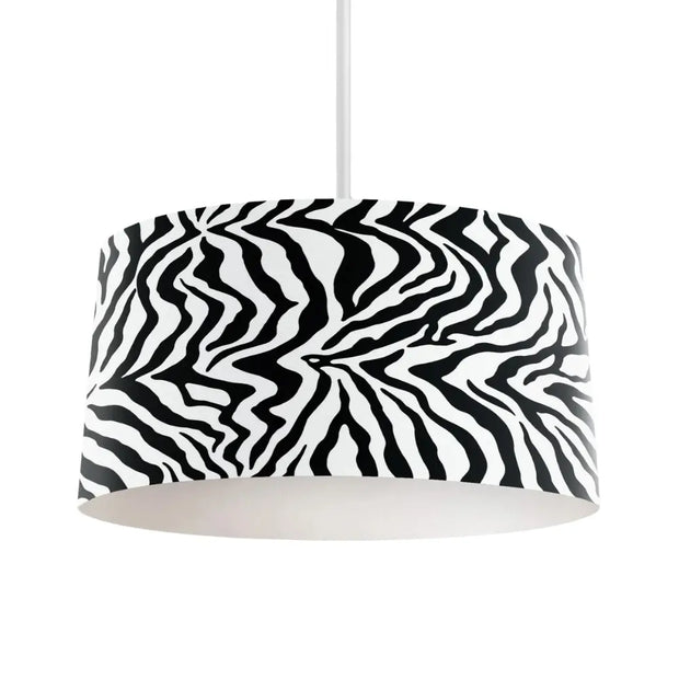 Zebra-Muster Pendelleuchte Dschungel-Deko.de