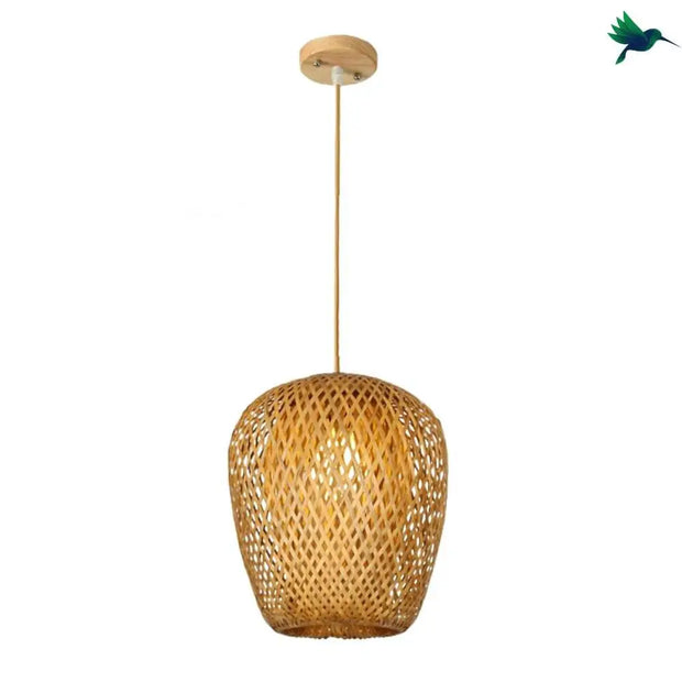 Offene Bambus Pendelleuchte Dschungel-Deko.de