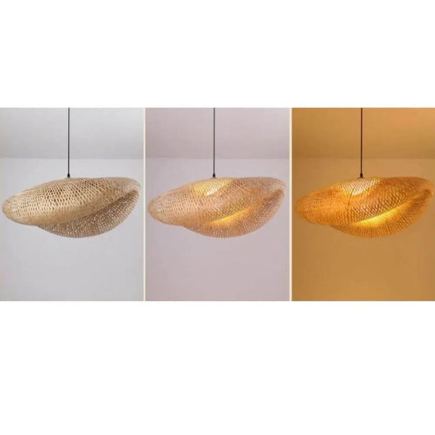 Geflochtene Bambus-Hängelampe Dschungel-Deko.de