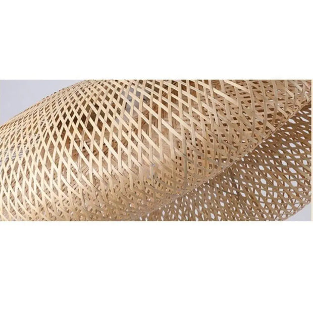 Geflochtene Bambus-Hängelampe Dschungel-Deko.de