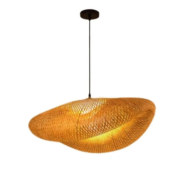 Geflochtene Bambus-Hängelampe Dschungel-Deko.de