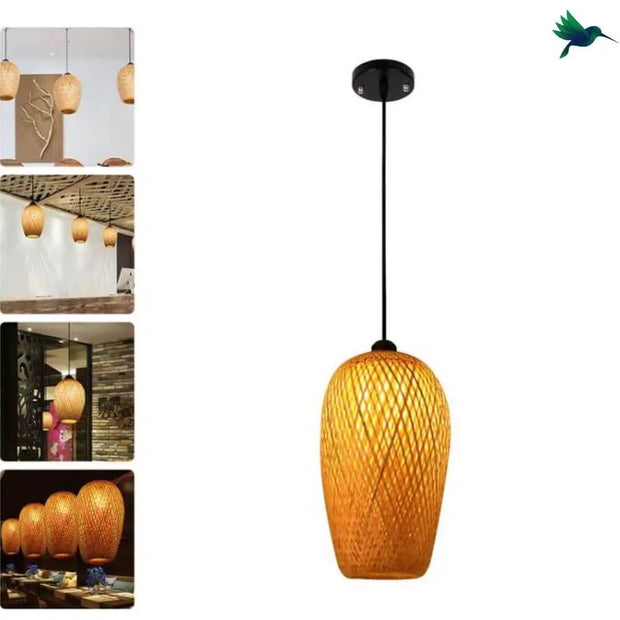 Bambus-Hängelampe Dschungel-Deko.de