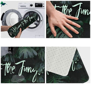 Dschungel Teppich Mit Welcome-To-The-Jungle-Motiv - Dschungel-Deko.de