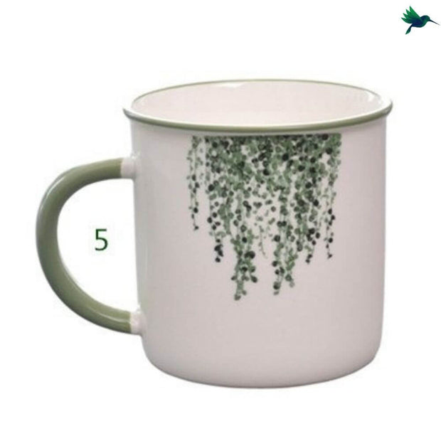 Kaffeetasse Tropisch Mit Palmen-Motiv - Dschungel-Deko.de