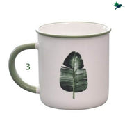 Kaffeetasse Tropisch Mit Palmen-Motiv - Dschungel-Deko.de