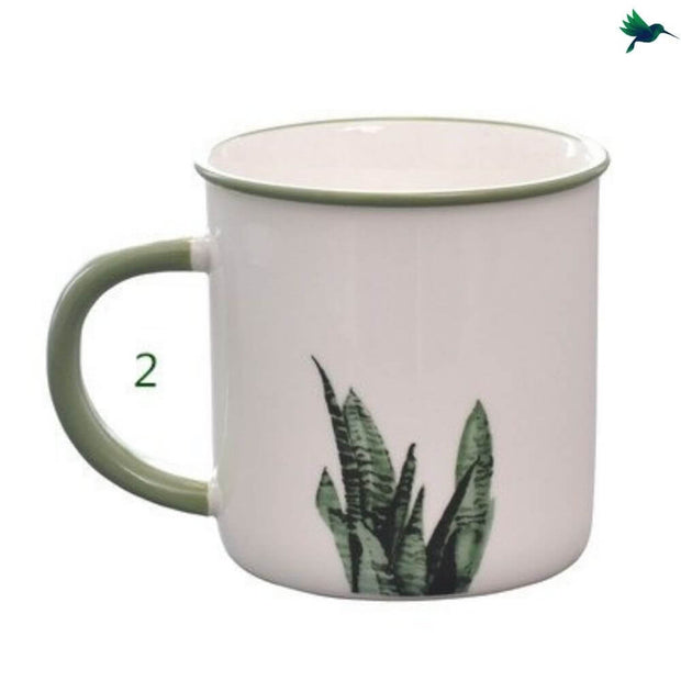 Kaffeetasse Tropisch Mit Palmen-Motiv - Dschungel-Deko.de