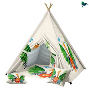 Kinder Tipi Zelt Im Dschungel Stil Fürs Kinderzimmer - Dschungel-Deko.de