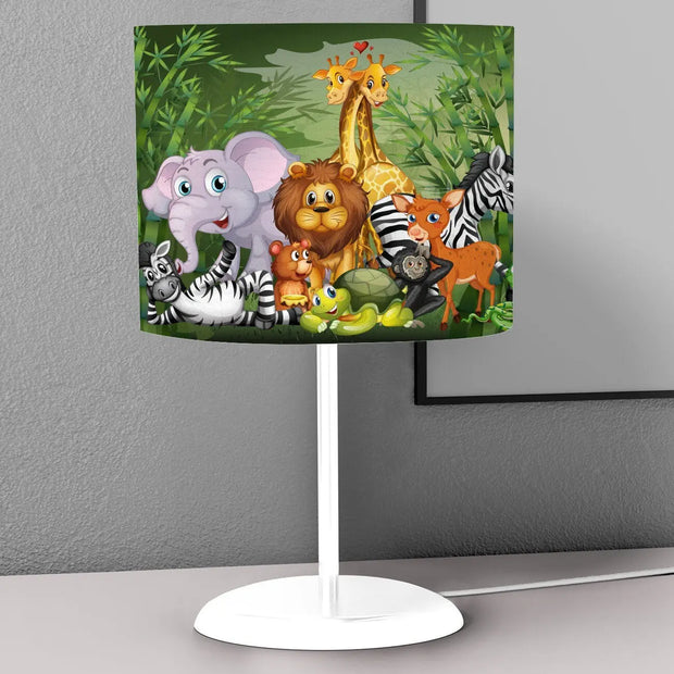 Kinderlampe Dschungelmotiv Dschungel-Deko.de