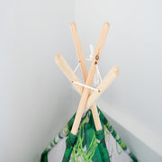 Kinder Tipi Zelt Im Dschungel Stil Fürs Kinderzimmer - Dschungel-Deko.de