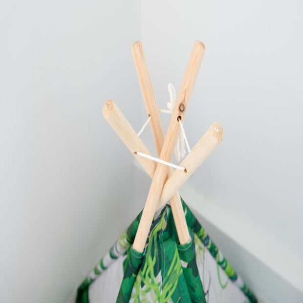 Kinder Tipi Zelt Im Dschungel Stil Fürs Kinderzimmer - Dschungel-Deko.de