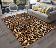 Leoparden Teppich Exotisch für Wohnzimmer oder Schlafzimmer - Dschungel-Deko.de
