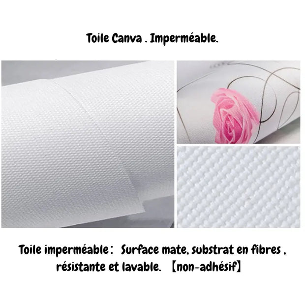 3D Blättertapete Braun Dschungel-Deko.de