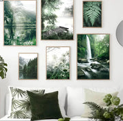 Jungle Landschaft Poster Dschungel-Deko.de
