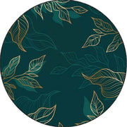 Runder Dschungel Teppich Mit Exotischem Design - Dschungel-Deko.de