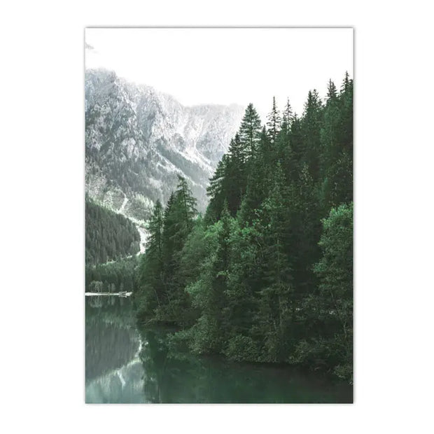 Jungle Landschaft Poster Dschungel-Deko.de