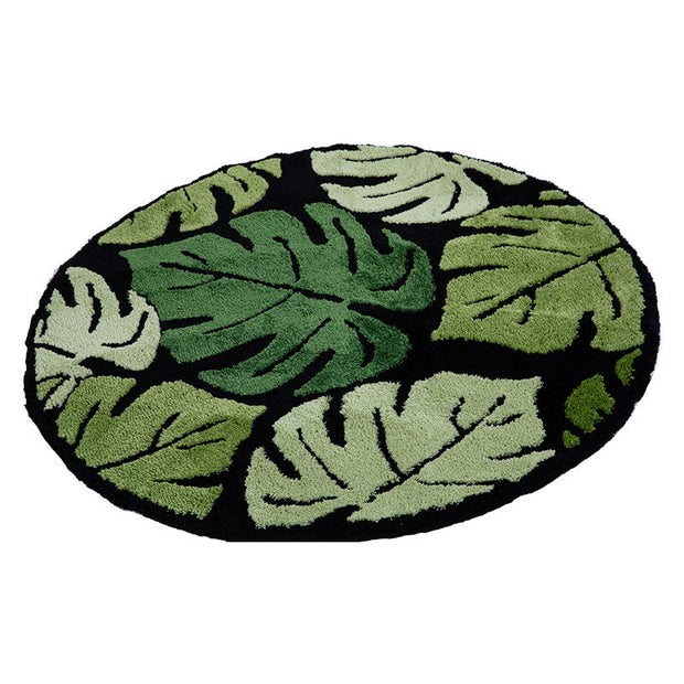 Runder Dschungel Teppich Exotisches Motiv - Dschungel-Deko.de