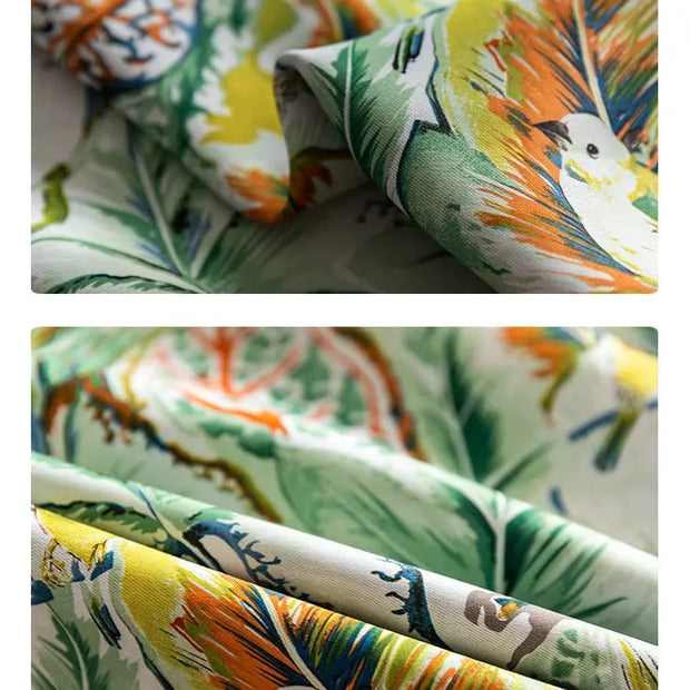 Bunter Dschungel-Vorhang Dschungel-Deko.de